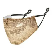 Paljettmunskydd - Guld