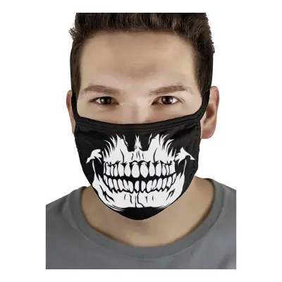 Skull Teeth Munskydd - One size