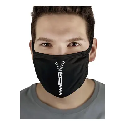 Zip-Up Munskydd - One size