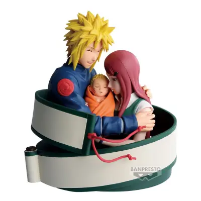 Minato, Naruto & Kushina figure 13cm