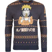 Naruto - Anime Christmas jumper - Ichiraku Ramen Shop - S L - för Herr - flerfärgad
