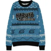 Naruto - Anime Christmas Jumper - Shippuden - Logo - M XXL - för Herr - flerfärgad