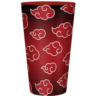 Naruto - Anime Dricksglas - Shippuden - Akatsuki - för None - röd/svart/vit