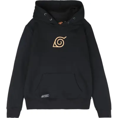 Naruto - Anime Luvtröja - Barn - Naruto Uzumaki - Number 09 - 128 - för barn - svart