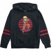 Naruto - Anime Luvtröja - Barn - Sun Naruto - 116 128 - för barn - svart