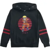 Naruto - Anime Luvtröja - Barn - Sun Naruto - 116 128 - för barn - svart