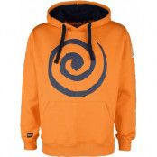 Naruto - Anime Luvtröja - Naruto Logo - S XXL - för Herr - orange