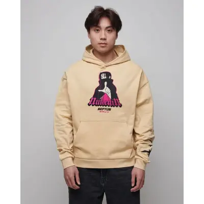 Naruto - Anime Luvtröja - Shippuden - Itachi - M XL - för Herr - beige