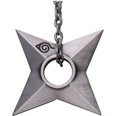 Naruto - Anime Nyckelring - Shippuden - Shuriken Konoha - för None -