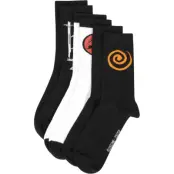 Naruto - Anime Strumpor - Shippuden - EU 39-42 - för  flerfärgad