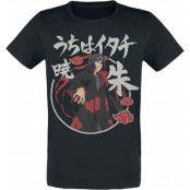 Naruto - Anime T-shirt - Akatsuki Itachi - S L - för Herr - svart