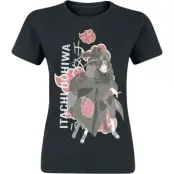 Naruto - Anime T-shirt - Itachi Akatsuki - S - för Dam - svart