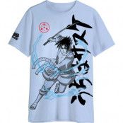 Naruto - Anime T-shirt - Sasuke - M XXL - för Herr - ljusblå