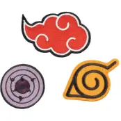Naruto - Anime Tygmärke - 3er Set - för None -