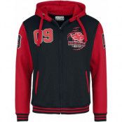 Naruto - Anime Varsity-jacka - Shippuden - Akatsuki 19 - S M - för Herr - svart/röd