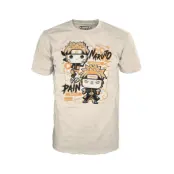 Naruto Boxed Tee T-Shirt Naruto v Pain Size L