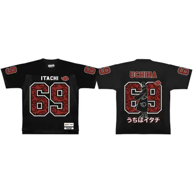 Naruto - Itachi Akatsuki - T-Shirt Sports Us Replica Unisex (M)