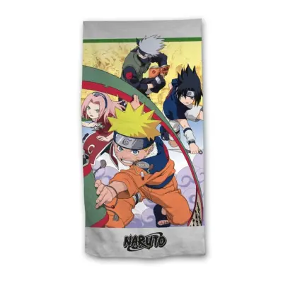 Naruto - Naruto, Sasuke, Sakura & Kakashi - Beach Towel 90X170Cm
