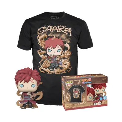 Naruto - Pop Nr Xxx - Gaara (Glitter) + Tee (L)