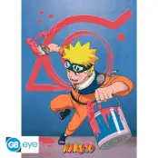 Naruto - Poster 52x38 - Naruto & Konoha emblem