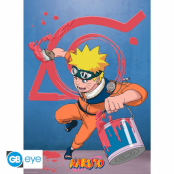 NARUTO - Poster 52x38 - Naruto & Konoha emblem