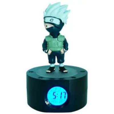 Naruto Shippuden Alarm Clock with Light Kakashi 18 cm
