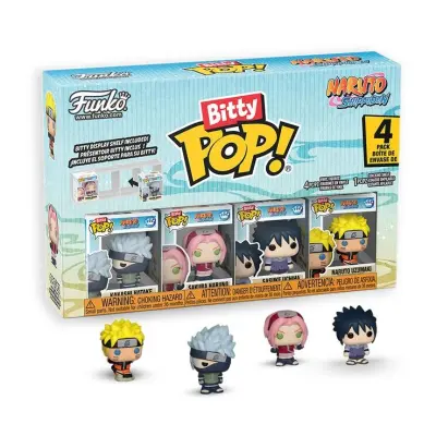 Naruto Shippuden - Bitty Pop 4 Pack 2.5Cm - Team 7