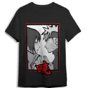 Naruto Shippuden Face to Face adult t-shirt