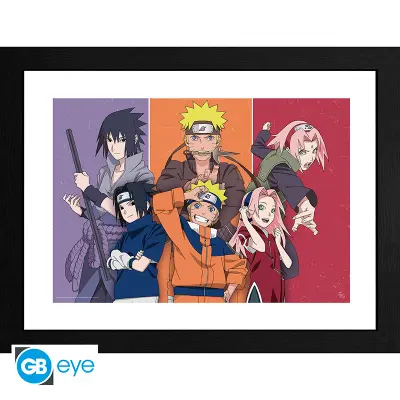 Naruto SHIPPUDEN Framed print Adults and children (30x40)