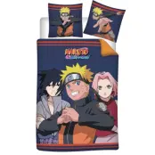 Naruto Shippuden microfibre duvet cover bed 90cm
