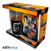 NARUTO SHIPPUDEN - Pck Mug320ml + Keyring PVC + Notebook Naruto