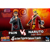 Naruto Shippuden - Sage Mode Naruto Vs Pain - 2 Figure Pack 10Cm