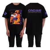 Naruto Shippuden T-Shirt Sasuke Flame Size XL