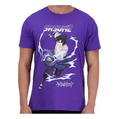 Naruto Shippuden T-Shirt Sasuke Size S
