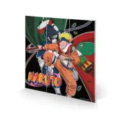 Naruto - Training To Surpass The Other - Wood Print 30X30Cm
