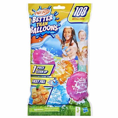 Nerf Better than Balloons 108-pack - nerf -  Leksaksaffären