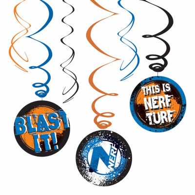 Swirls Hängande Dekorationer Nerf