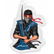 1 st Ninja med Katana - Fönsterdekoration 14x20 cm - Ninjafest