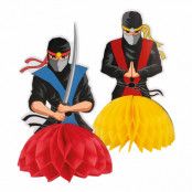 Bordsdekorationer Honeycomb Ninja - 2-pack