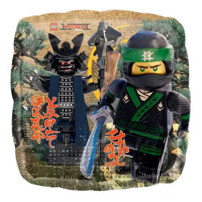 Folieballong Kvadrat Lego Ninja