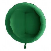 Folieballong Stor Rund Grön - 91 cm