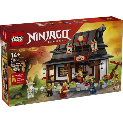 LEGO® Ninjago 15-årsjubileum – De fyra vapnens smedja 71858 - LEGO -  Leksaksaffären