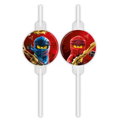 Lego Ninjago Sugrör 4-pack