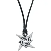 Metallica Halsband - Ninja Logo - för Herr - silverfärgad