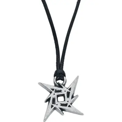 Metallica Halsband - Ninja Logo - för Herr - silverfärgad