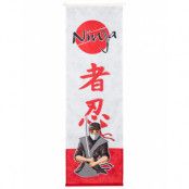 Ninja Hängande Banner 30x100 cm - Ninjafest