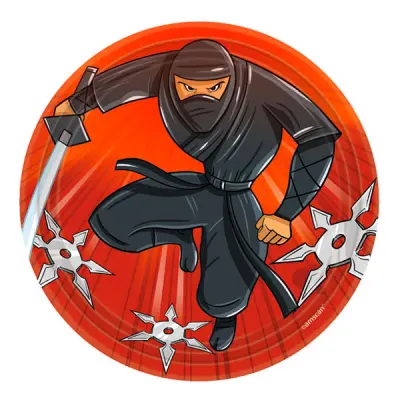 Ninja Pappersassietter - 8-pack