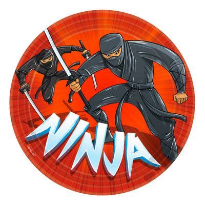 Ninja Papperstallrikar - 8-pack