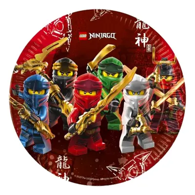 Papperstallrikar Lego Ninjago - 8-pack