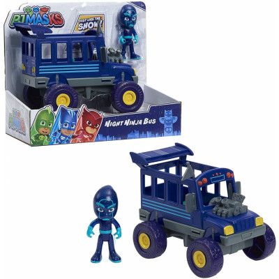 Pyjamashjältarna Fordon med figur Night Ninja Bus
